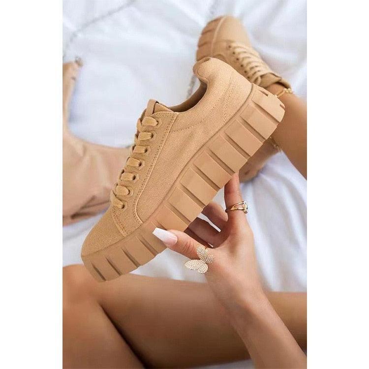 Lois - Baskets tendance à semelle épaisse et lacets