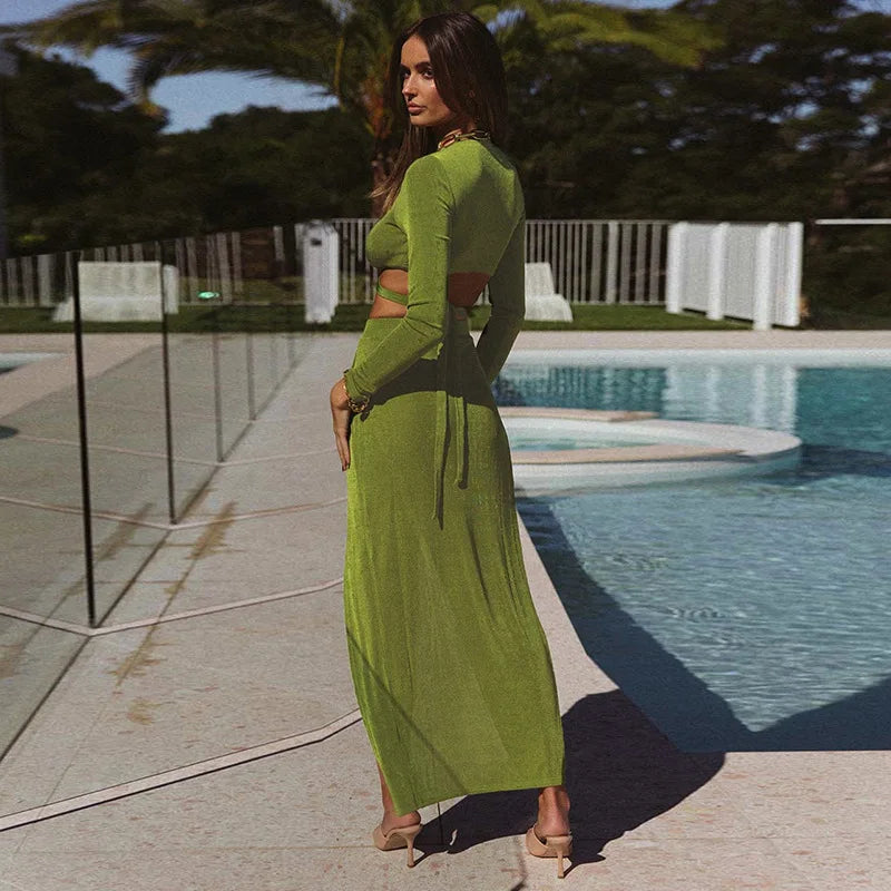 Kiara Set - Crop met bijbehorende Rok