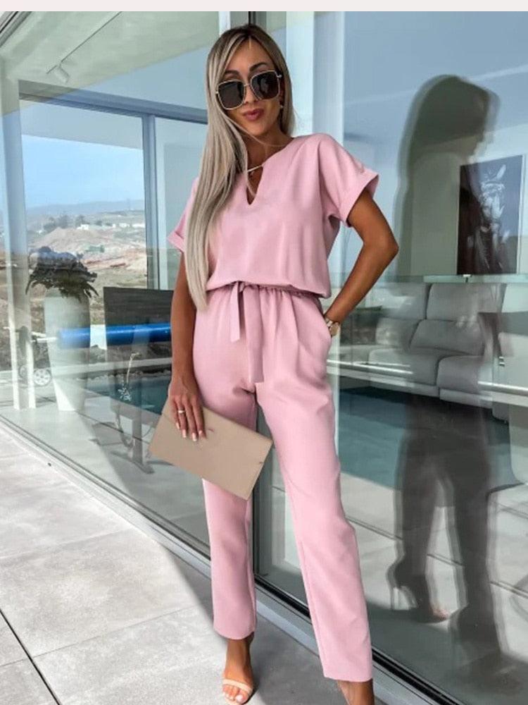 Sophie Jumpsuit - Wijde-Pijpen Zomer Jumpsuit