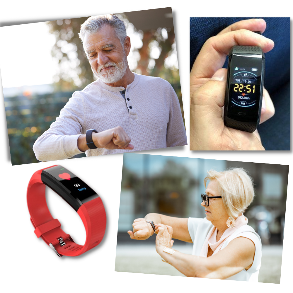 Senior Smartwatch | Gezondheidsmonitor met LED-display 2