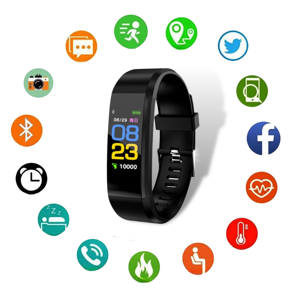 Senior Smartwatch | Gezondheidsmonitor met LED-display 7