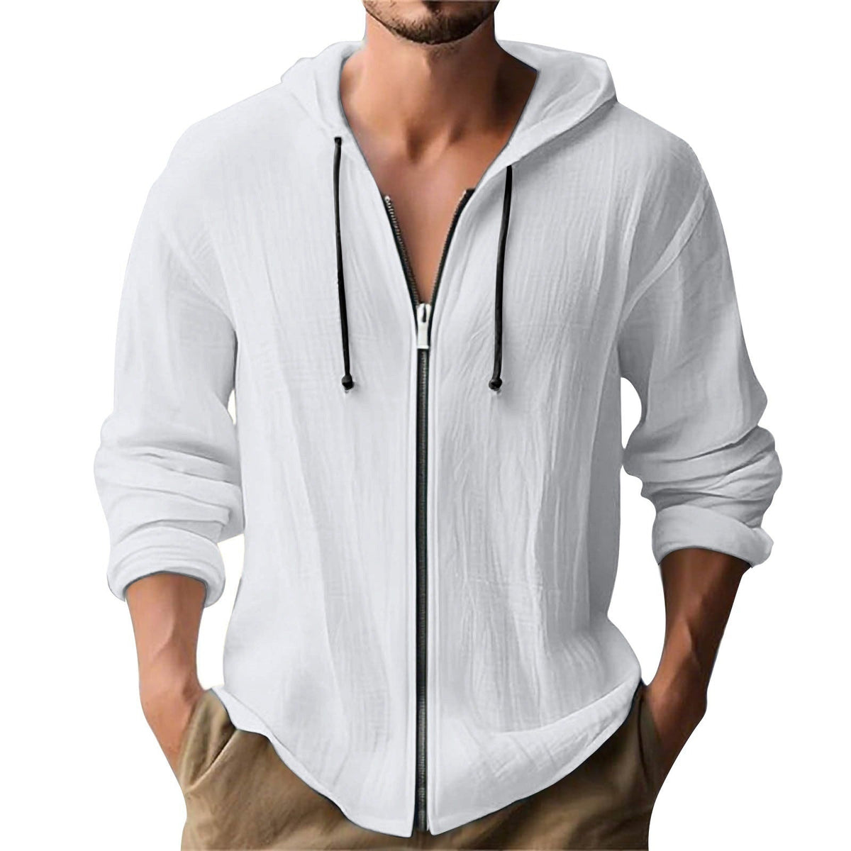 Seth | Luchtig Vest Met Vaste Capuchon