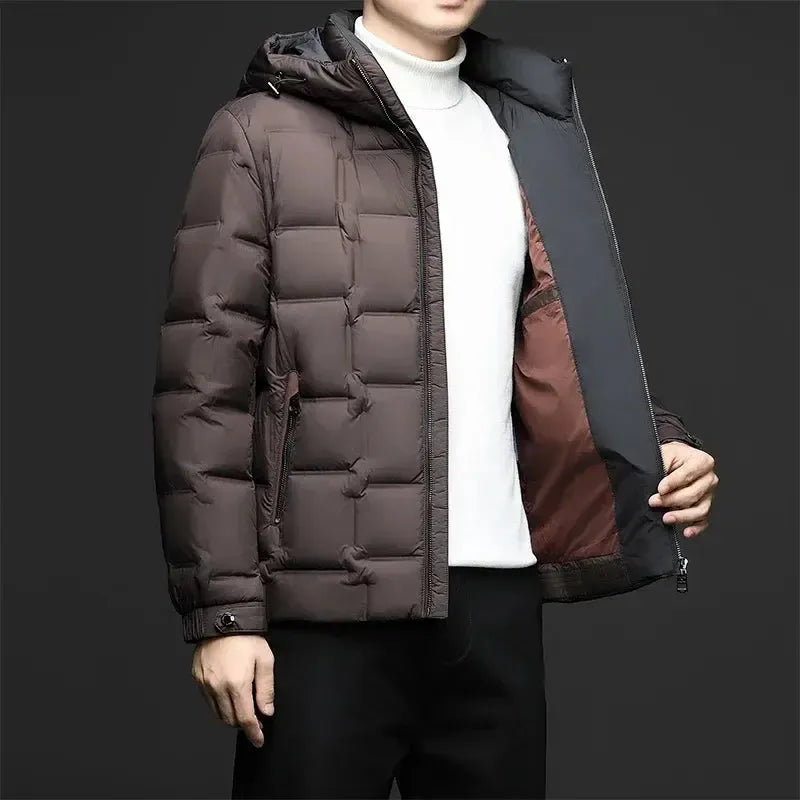 Hugo - Doudoune d'hiver monogrammée élégante pour hommes
