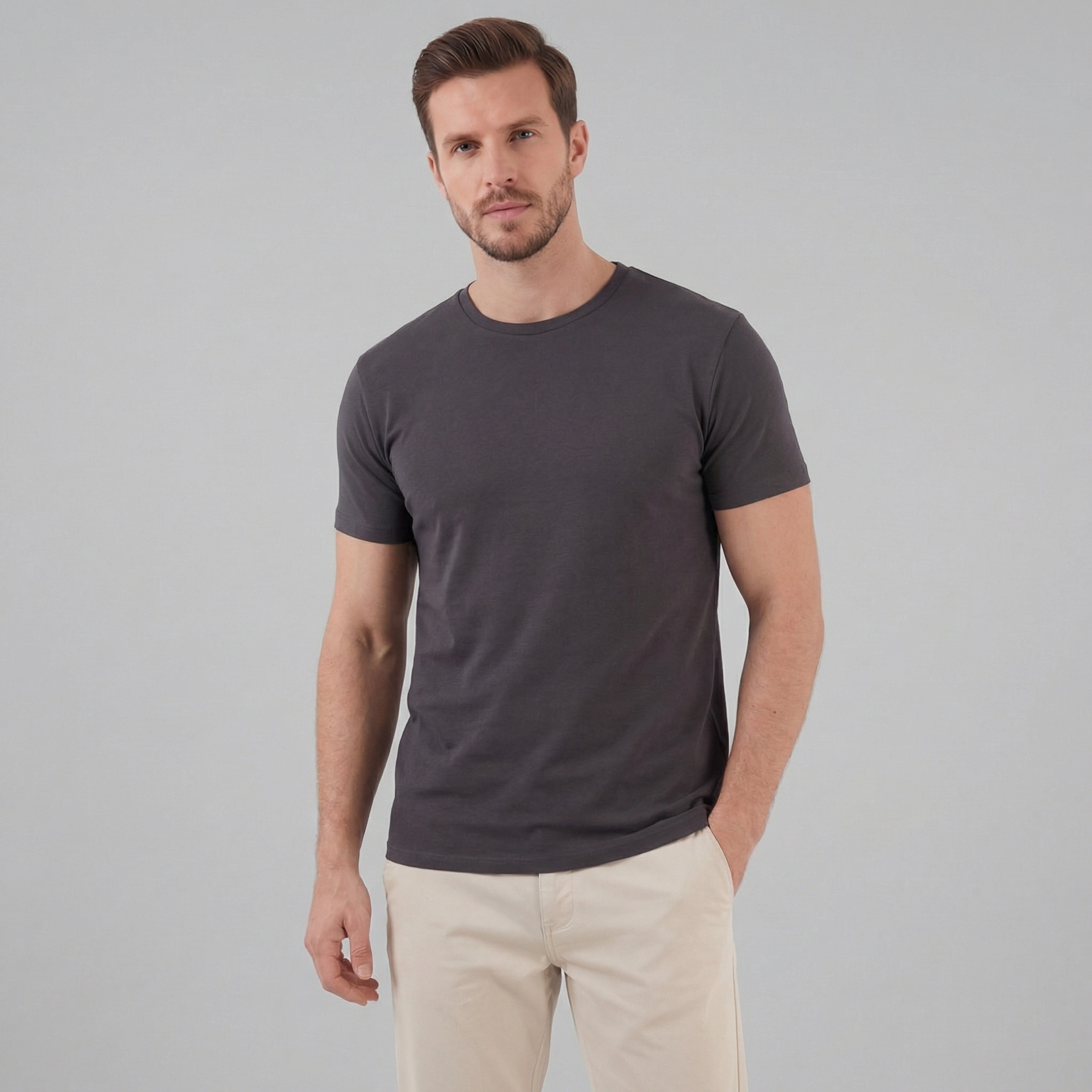 Slim Fit Heren T-Shirt | Navando
