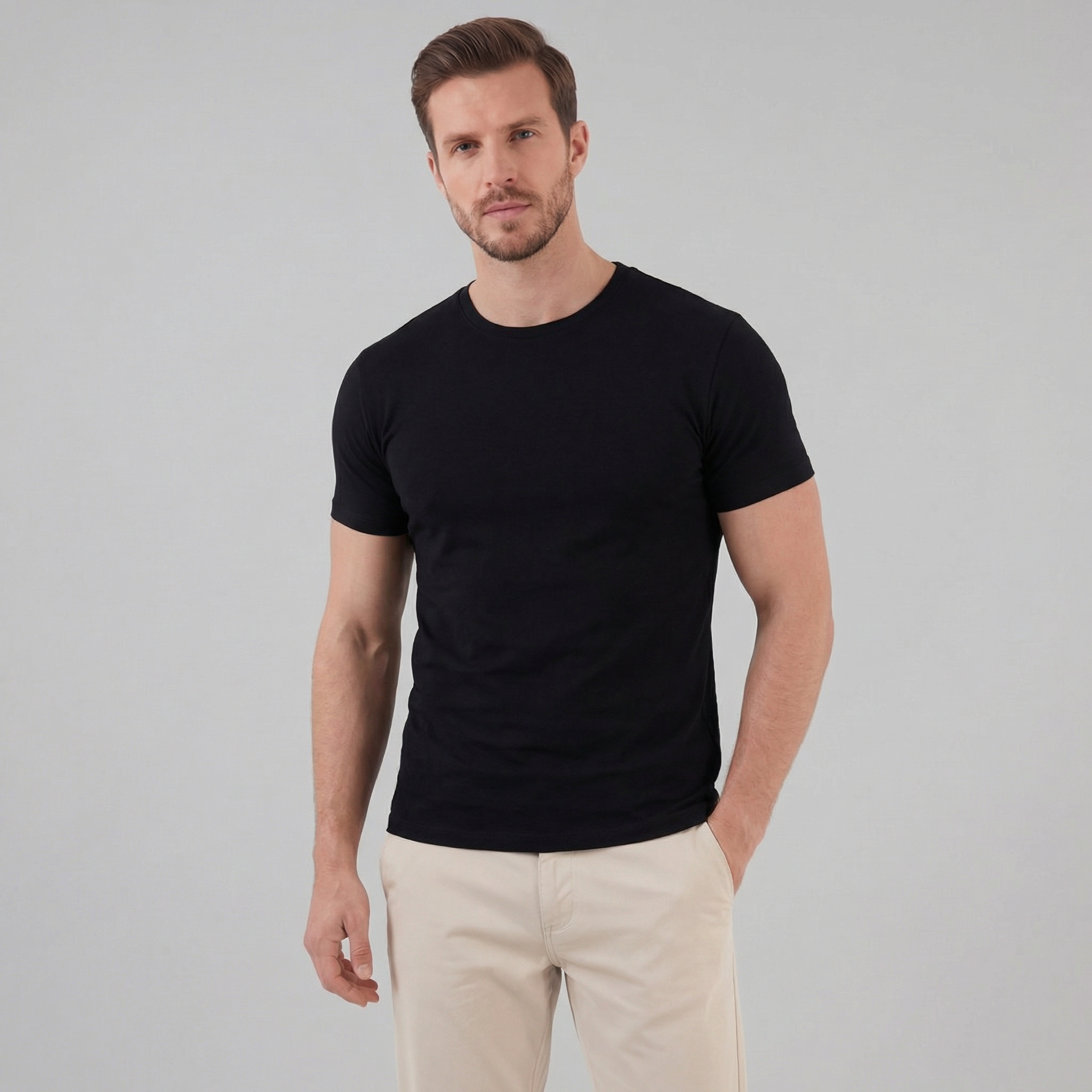 Slim Fit Heren T-Shirt | Navando