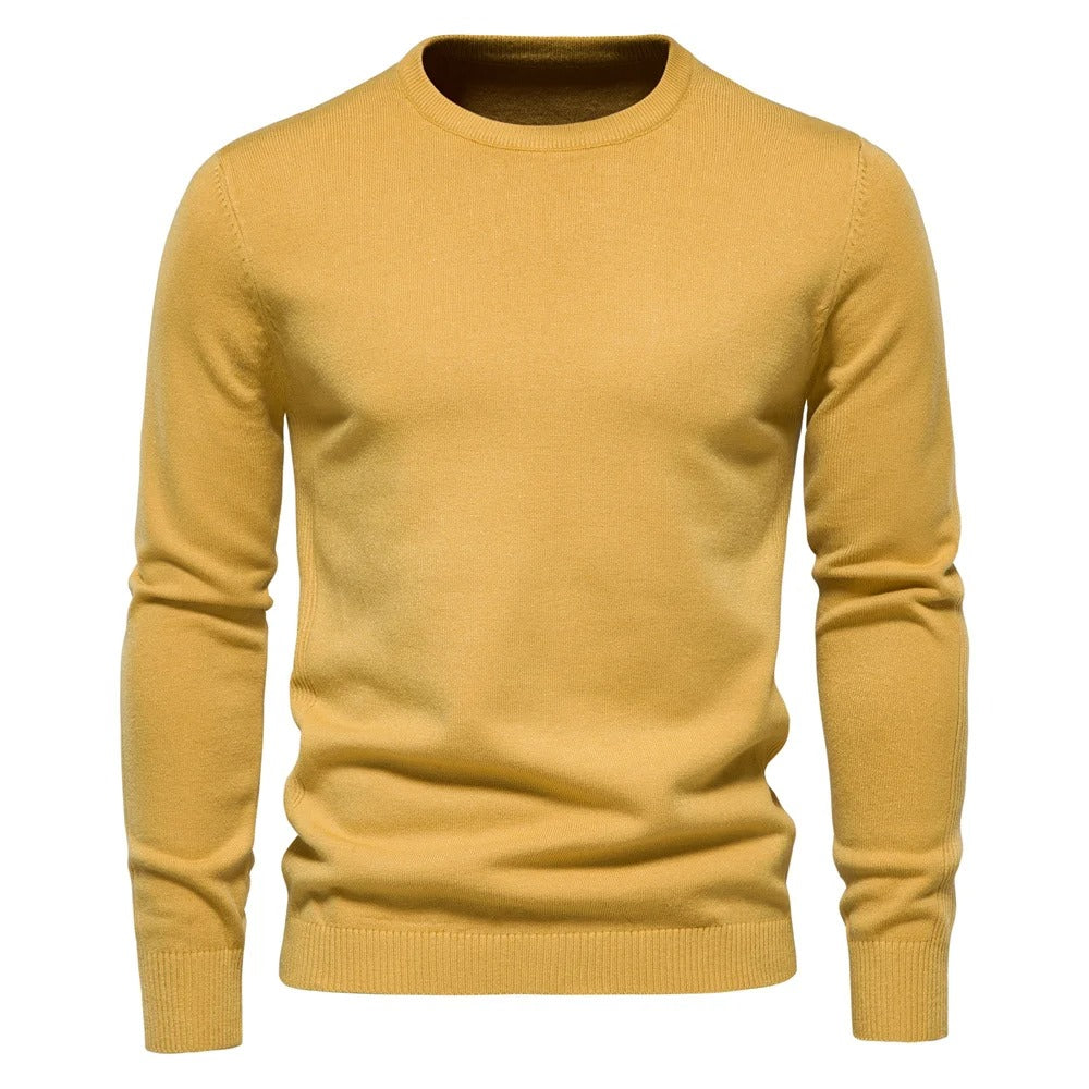Slim Fit Trui | Zachte Stoffen, O-hals Design 6