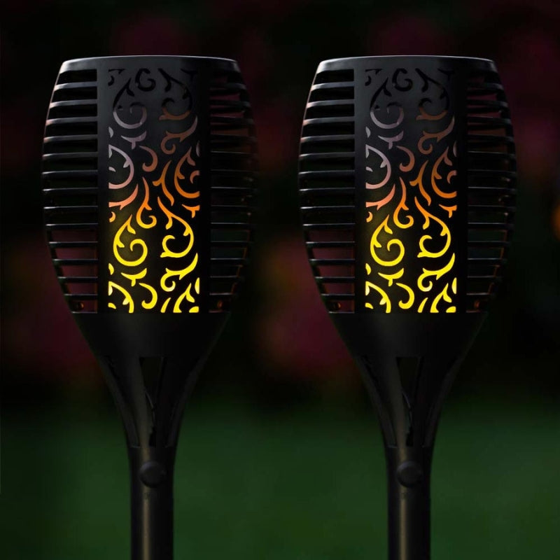 SolarFlame | Zonne-energie buitenlamp met dansende vlammen en schemersensor 3