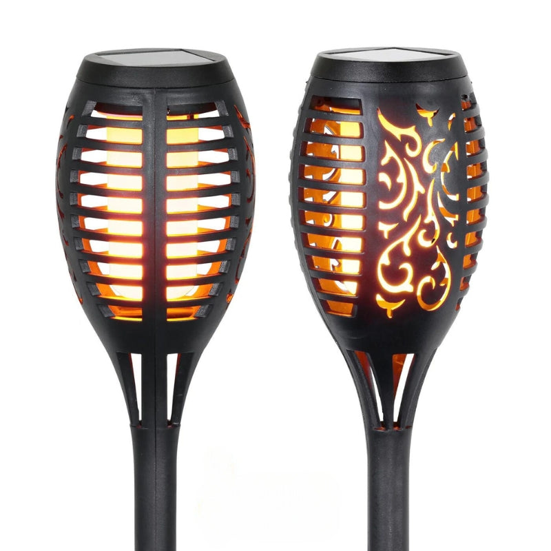 SolarFlame | Zonne-energie buitenlamp met dansende vlammen en schemersensor 4