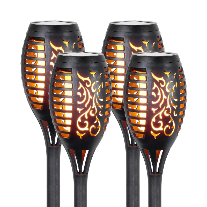 SolarFlame | Zonne-energie buitenlamp met dansende vlammen en schemersensor 5