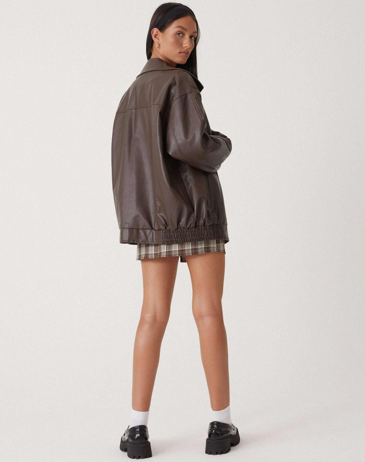 Jas_Imitatieleer_Leer_Oversized_Comfortabel_Bruin_Victoria_Mae