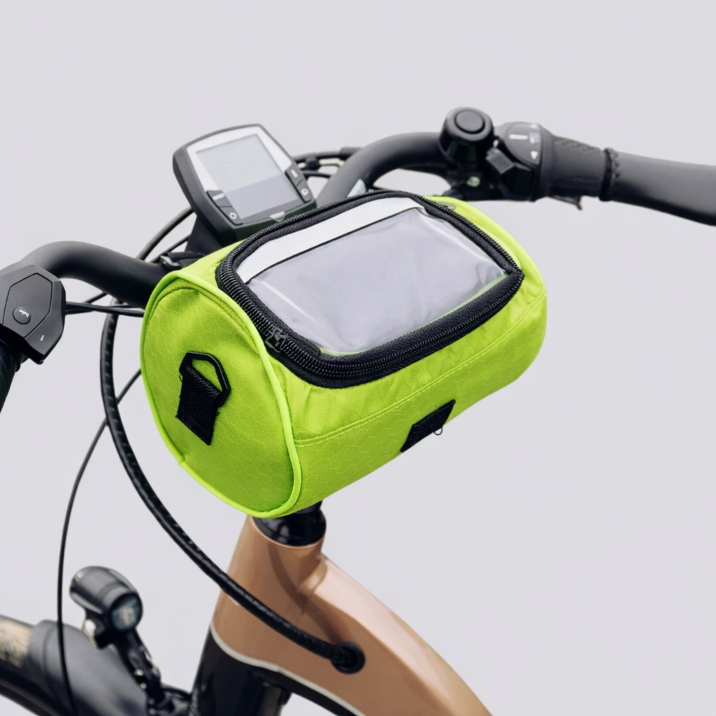 Sacoche de Vélo Étanche & Support Téléphone - Pour Guidon ou Porte-Bagages | Navando