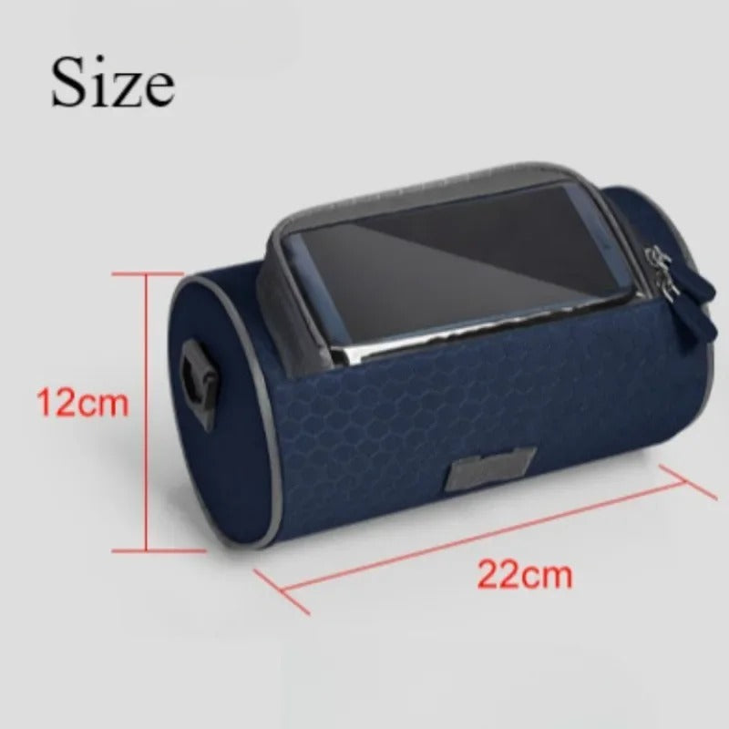 Sacoche de Vélo Étanche & Support Téléphone - Pour Guidon ou Porte-Bagages | Navando