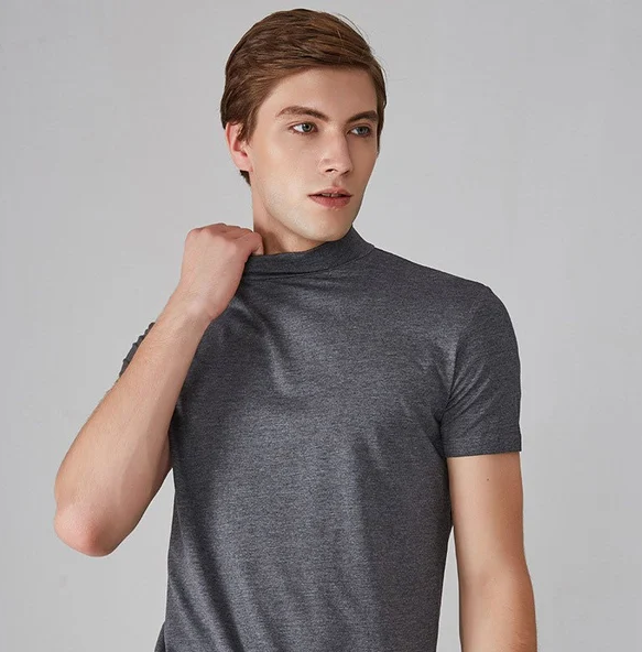 Sportief Shirt Met Opstaande Kraag | Navando