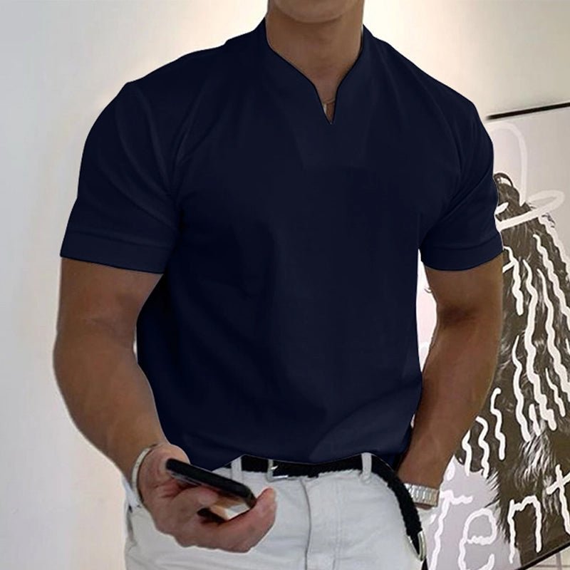 Sportief | Slim-fit V-hals t-shirt 15