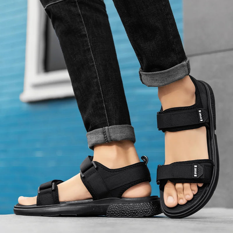 Sportieve Sandalen Met Klittenband | Navando