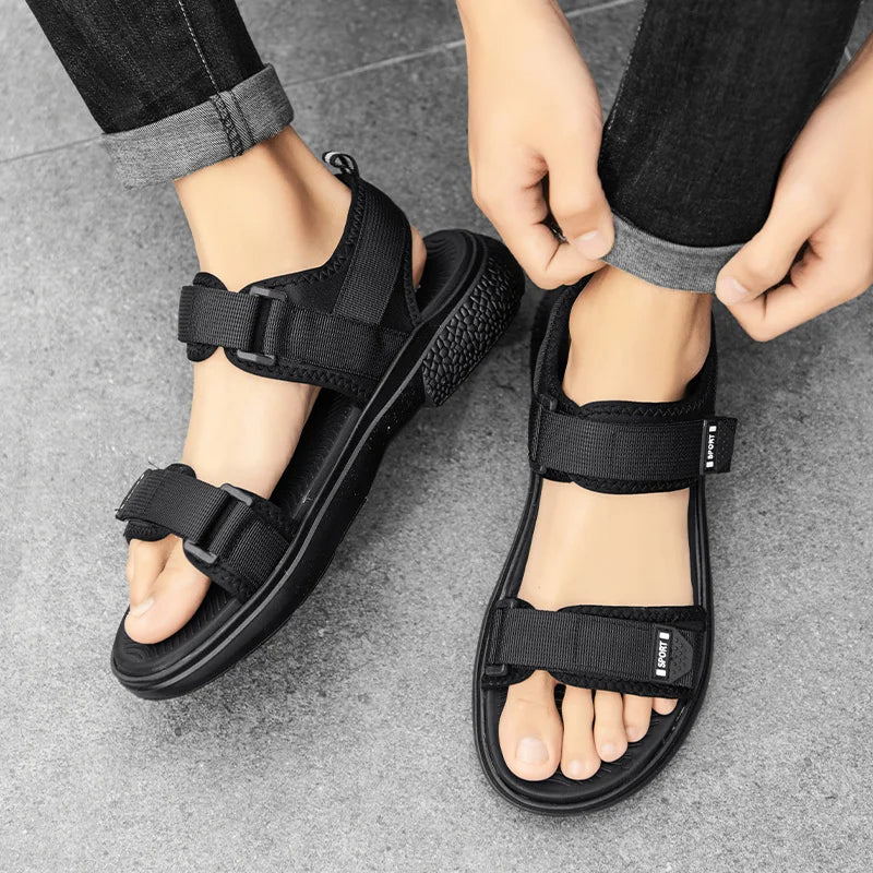 Sportieve Sandalen Met Klittenband | Navando