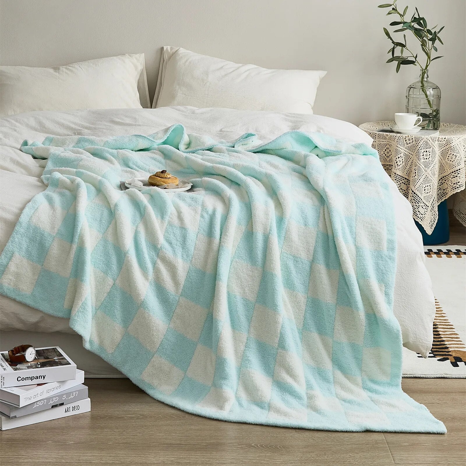 Stijlvolle geruite deken | Zacht en multifunctioneel 8