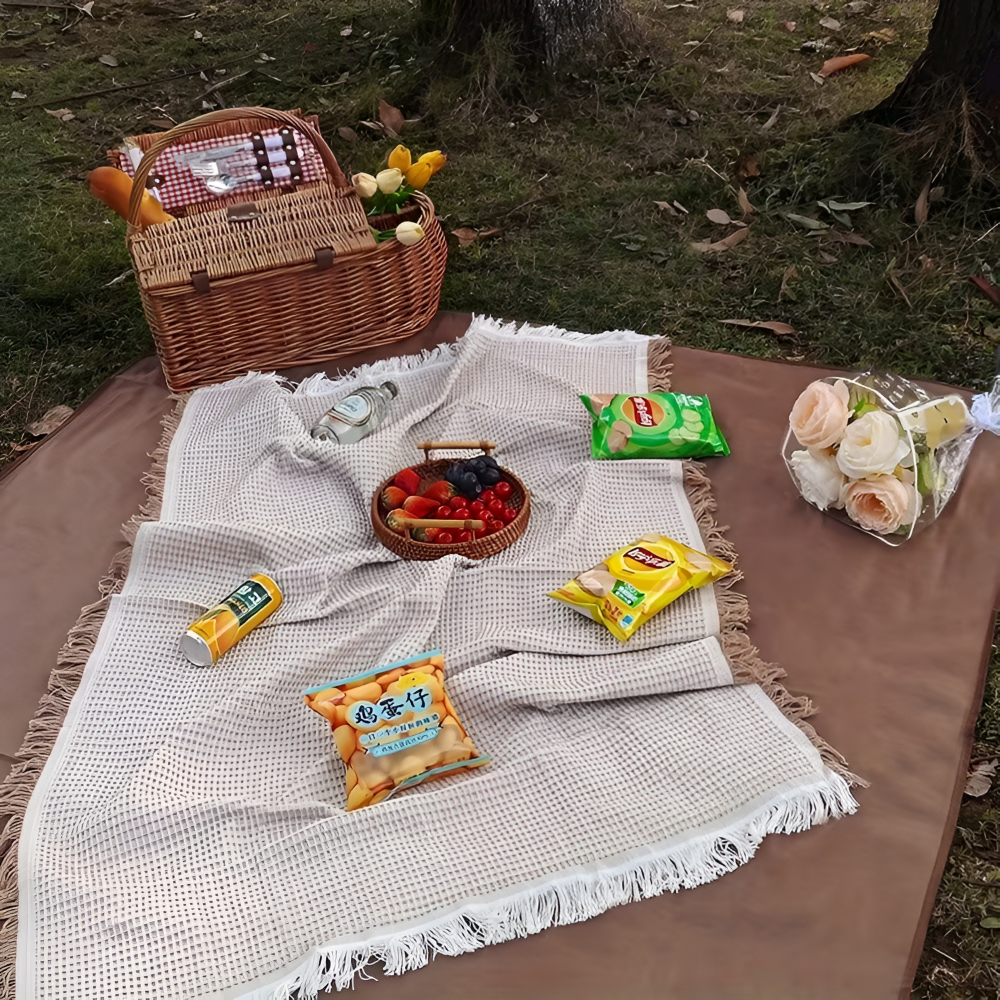 Stijlvolle picknickdeken | Waterdicht en opvouwbaar 2