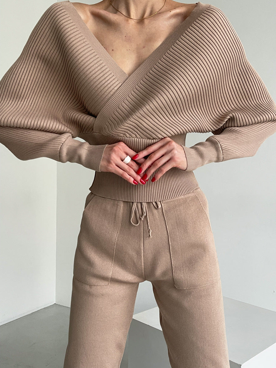 Stijlvolle set | Off-shoulder top en broek 4