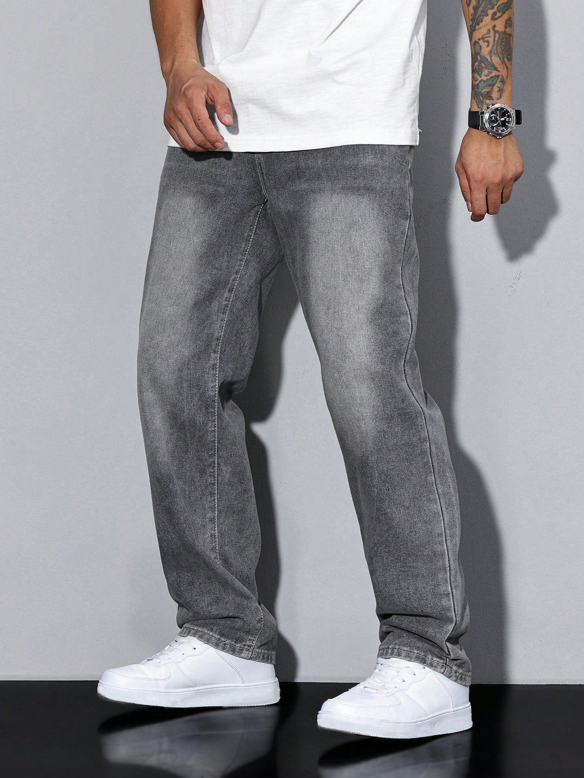 Straight Fit Jeans Heren - Comfortabele Spijkerbroek Voor Elk Seizoen