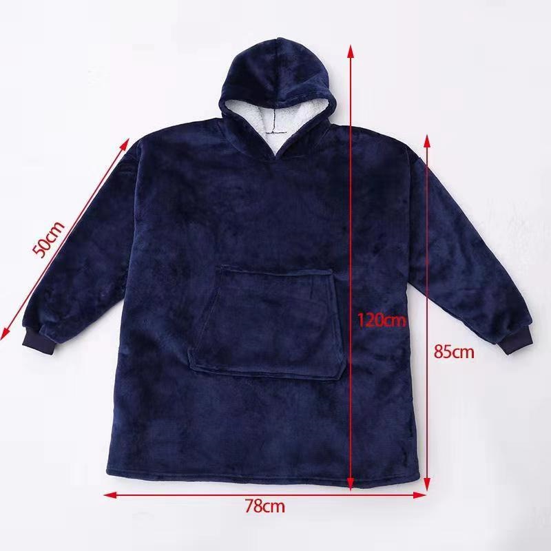 Sweaterdeken | Zacht flanelfleece met capuchon 6
