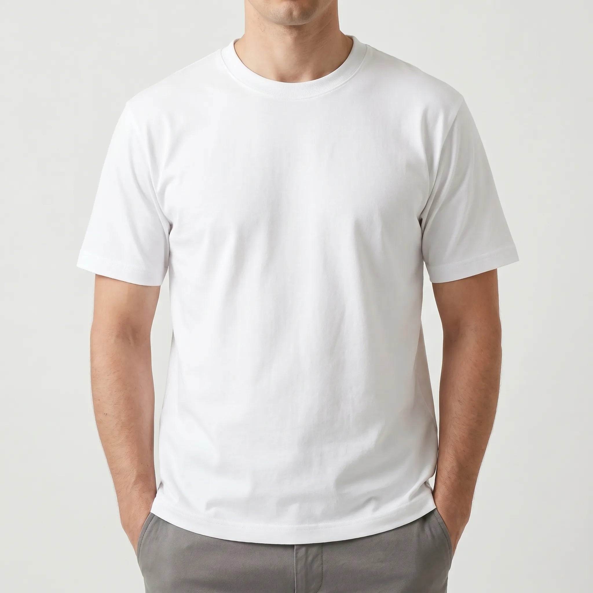 T-Shirt Met Verhoogde Hals | Navando