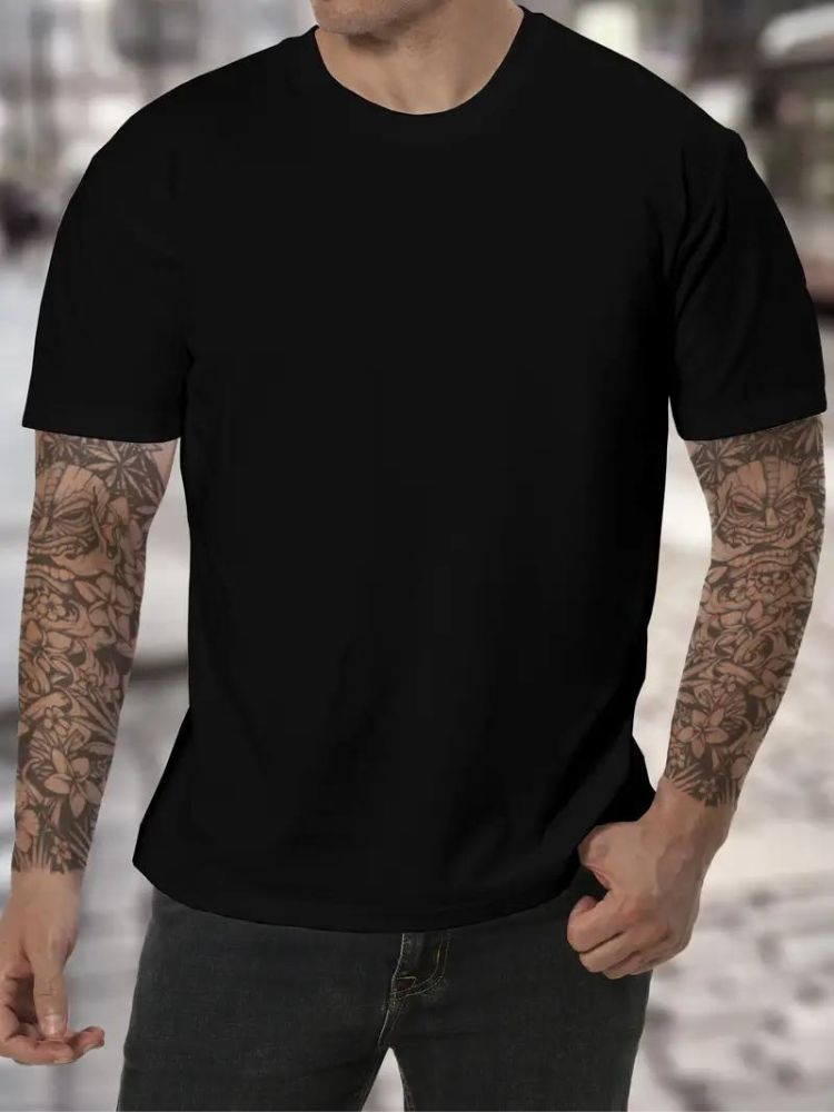 T-Shirt Met Verhoogde Hals | Navando