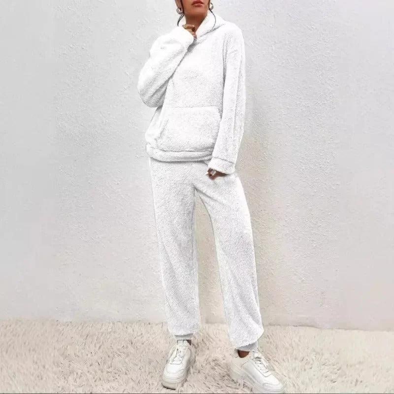 Sofie - Teddy Warme Hoodie Trui en Joggingbroek