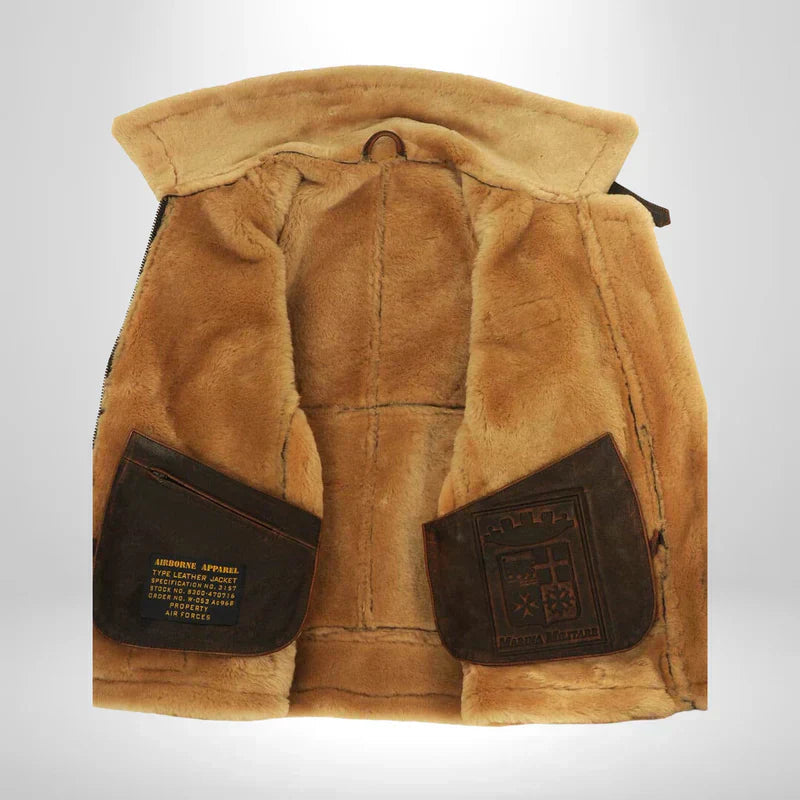 Thomas™ | Exclusief pilotenjack met bontkraag 6