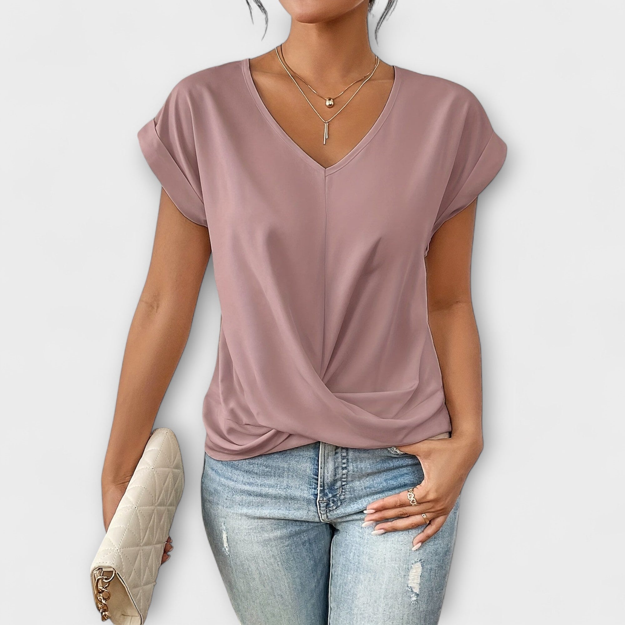 Top Met V-Hals | Navando