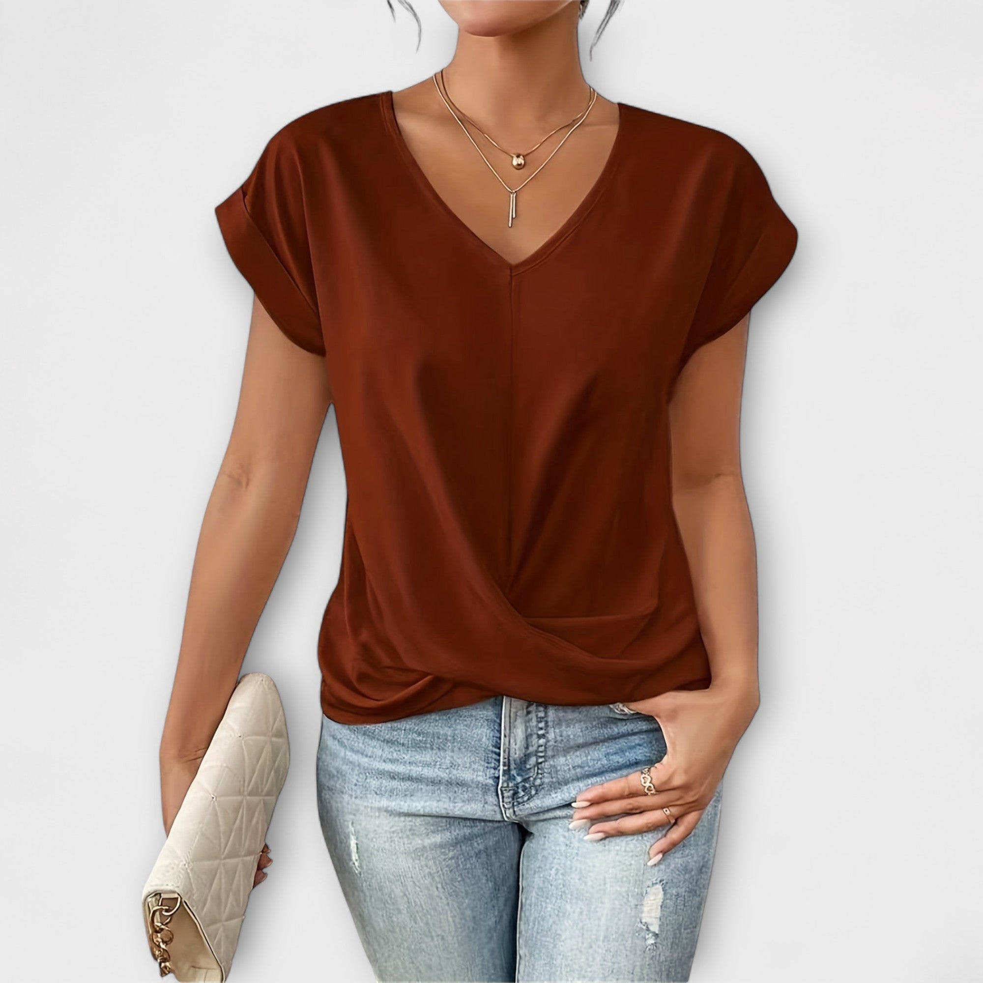 Top Met V-Hals | Navando