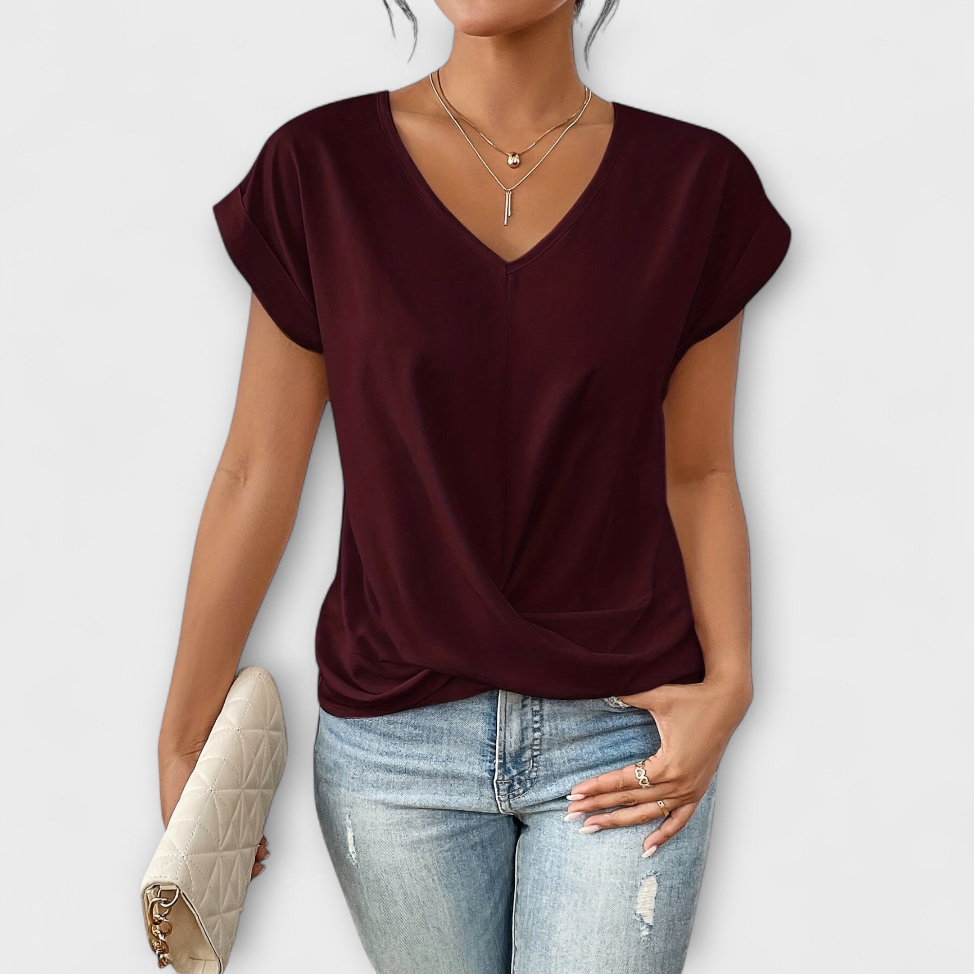 Top Met V-Hals | Navando