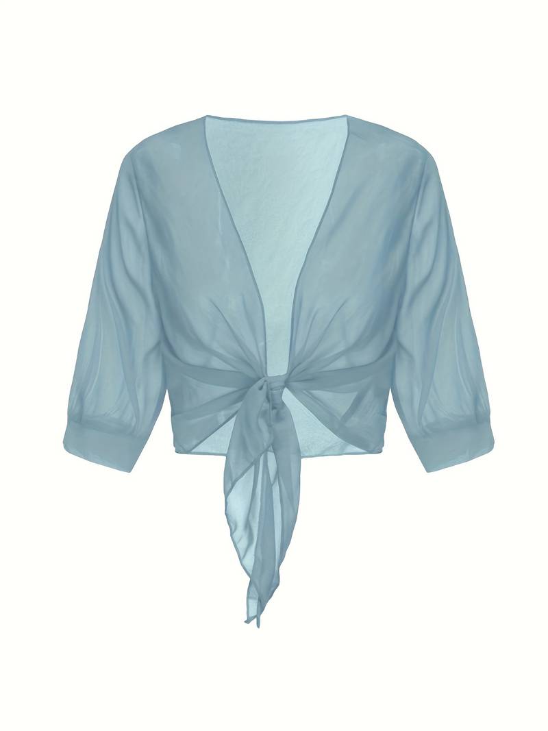 Transparante Strikblouse | Navando