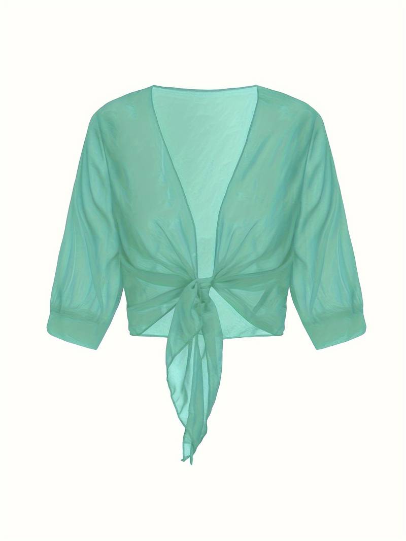 Transparante Strikblouse | Navando