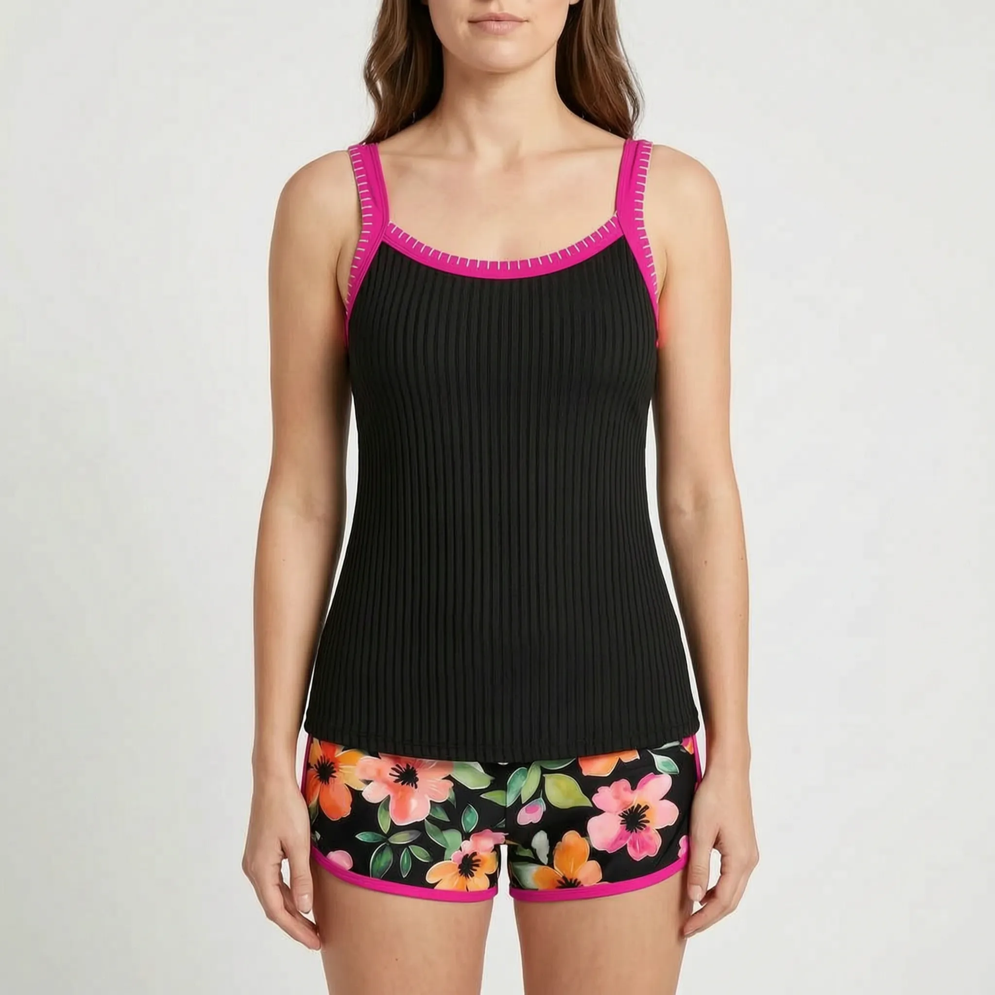Tweedelige Corrigerende Tankini Set | Navando