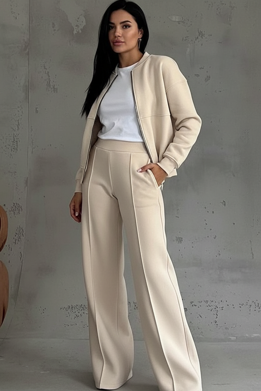 Tweedelige Lounge Set Met Ritssluiting | Navando