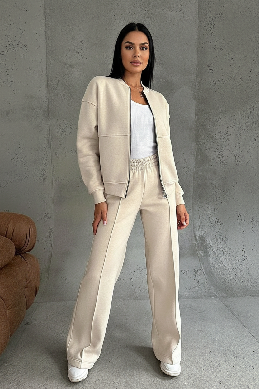 Tweedelige Lounge Set Met Ritssluiting | Navando