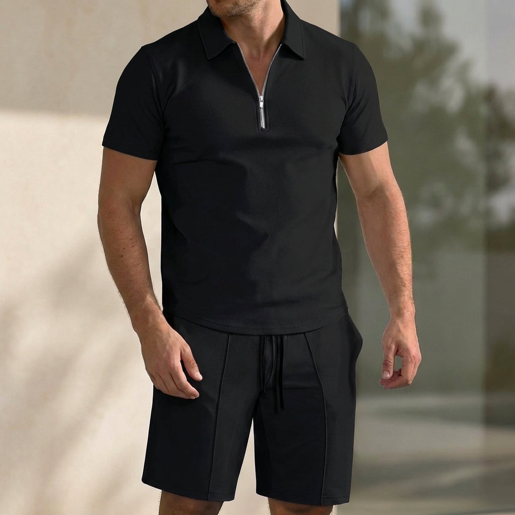 Tweedelige Polokraag Set | Navando