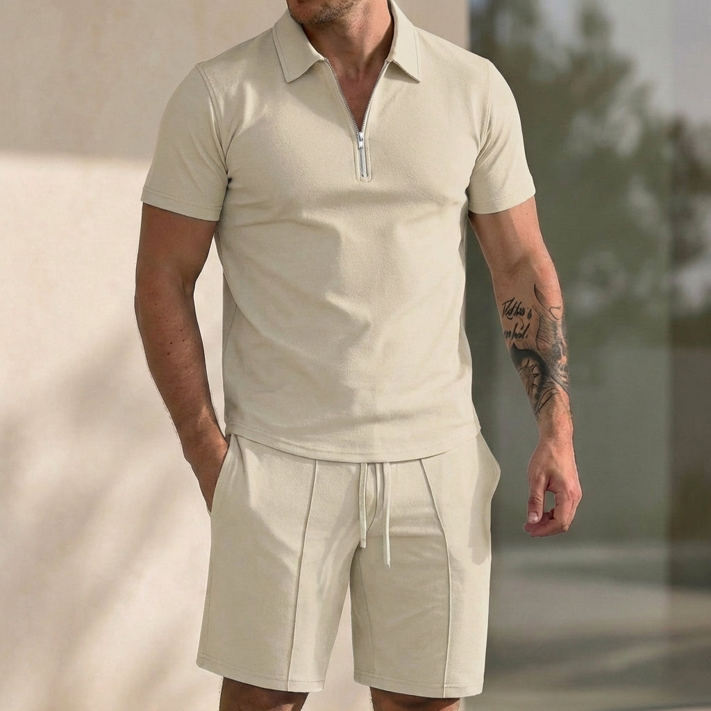 Tweedelige Polokraag Set | Navando
