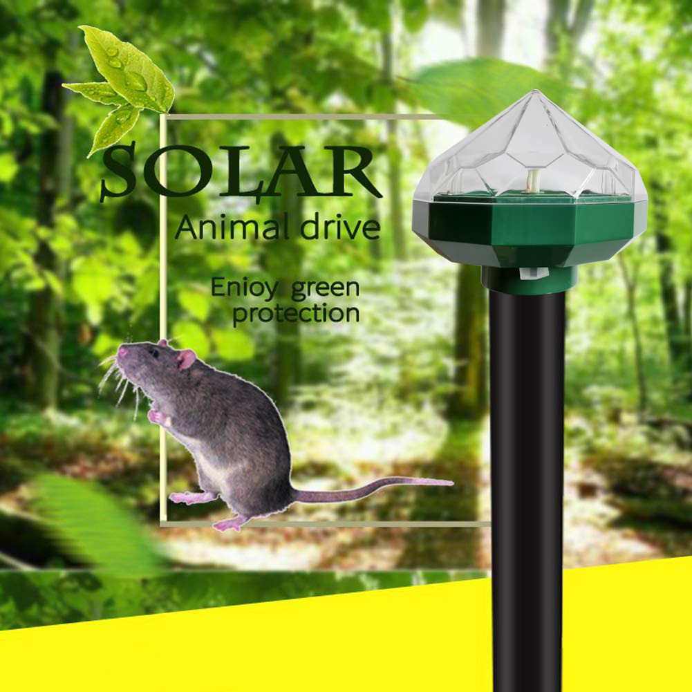 Ultrasone Dierenverjager Op Zonne-Energie | Navando