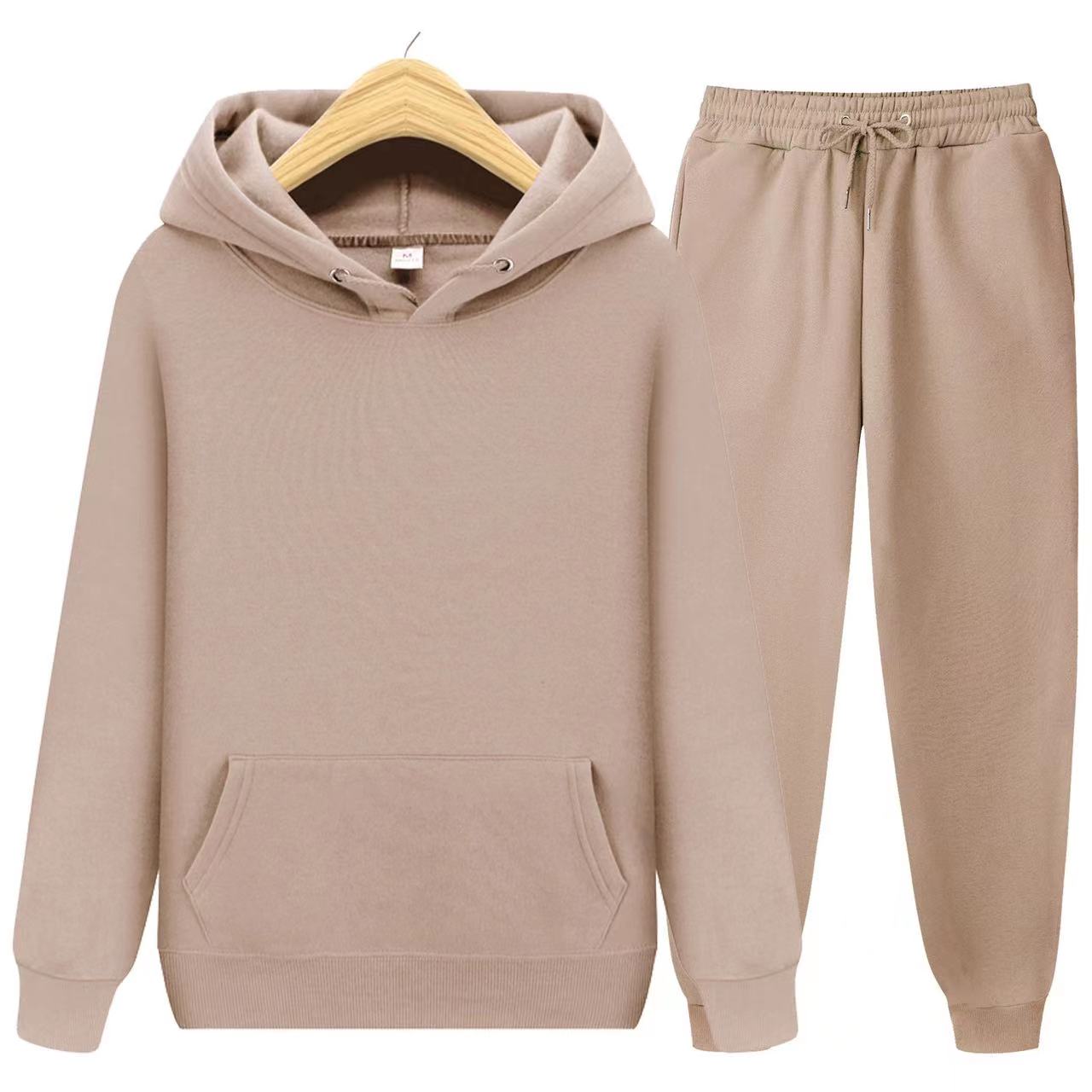 Unisex | Zacht ademend trainingspak met hoodie en joggerbroek 11