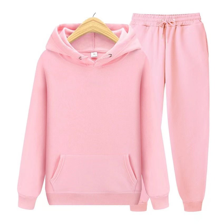 Unisex | Zacht ademend trainingspak met hoodie en joggerbroek 12