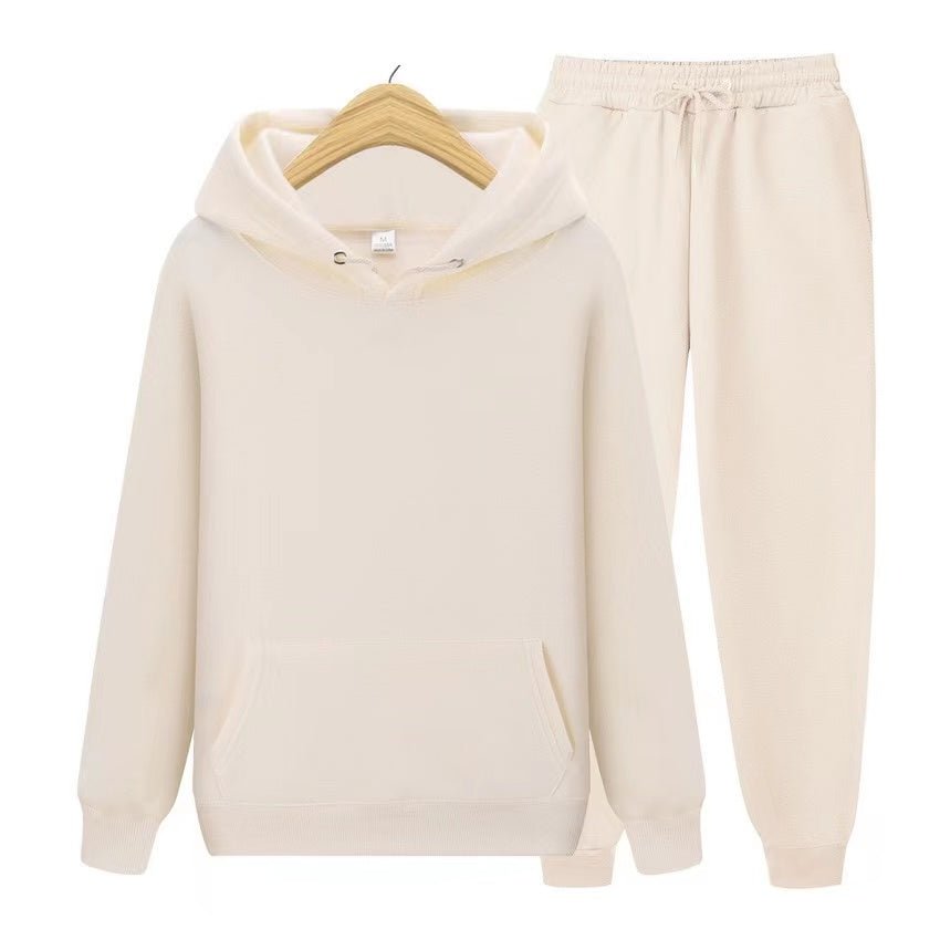 Unisex | Zacht ademend trainingspak met hoodie en joggerbroek 13