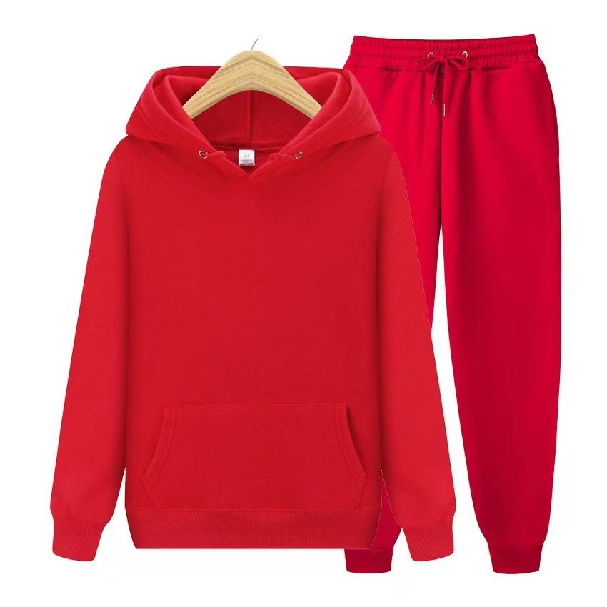 Unisex | Zacht ademend trainingspak met hoodie en joggerbroek 16