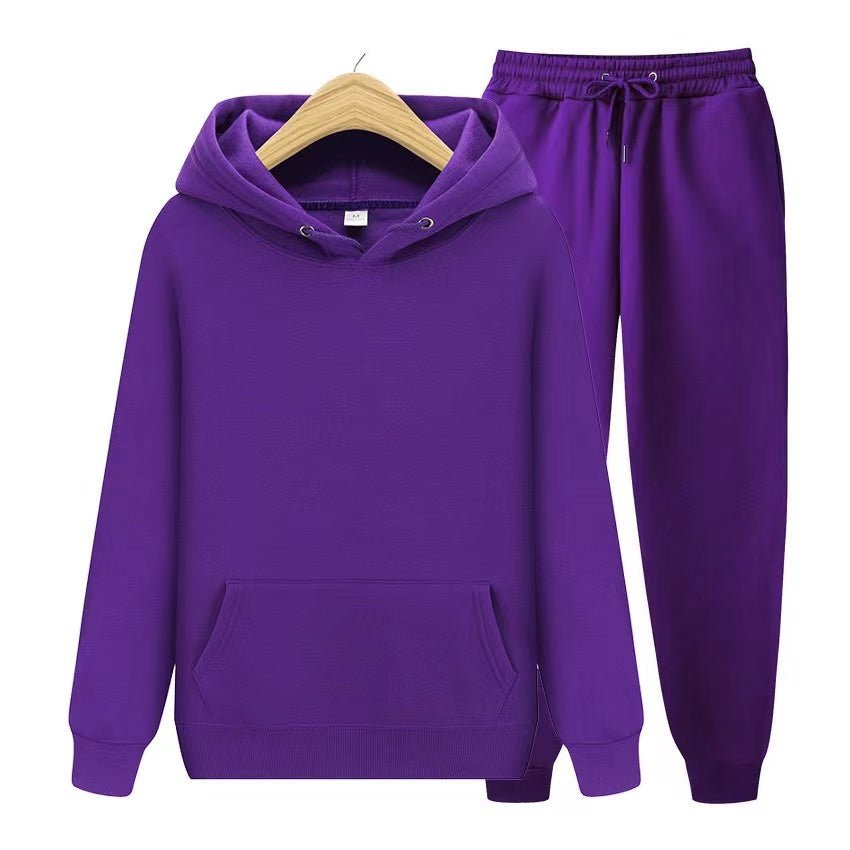 Unisex | Zacht ademend trainingspak met hoodie en joggerbroek 19