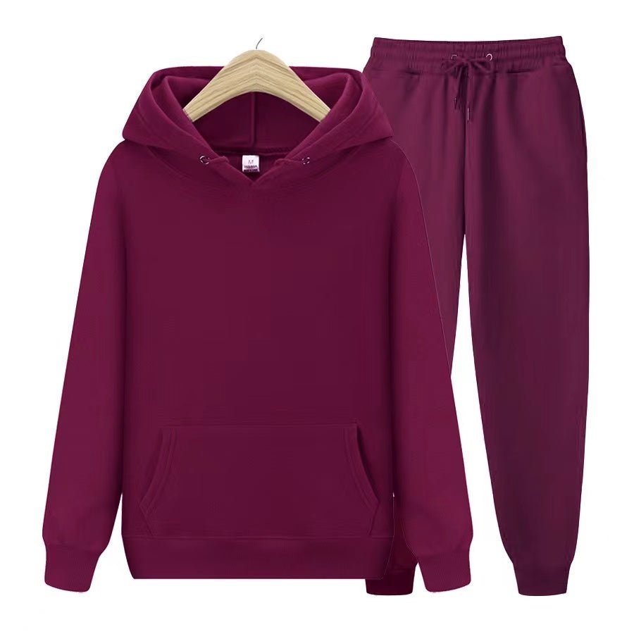 Unisex | Zacht ademend trainingspak met hoodie en joggerbroek 20
