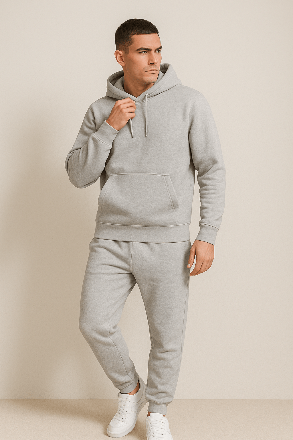 Unisex | Zacht ademend trainingspak met hoodie en joggerbroek 6