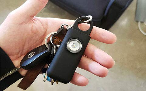 Veiligheid | Persoonlijk alarm sleutelhanger met LED-verlichting 6