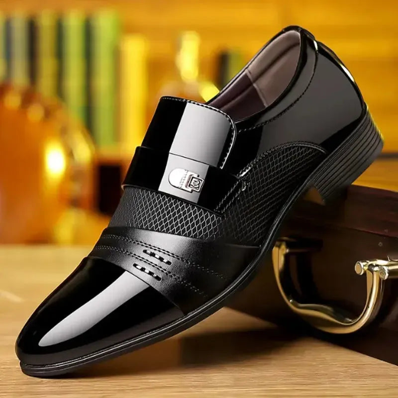 Paolo - Chaussures Habillées pour Homme avec Bout Pointu