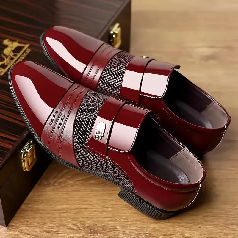 Paolo - Chaussures Habillées pour Homme avec Bout Pointu